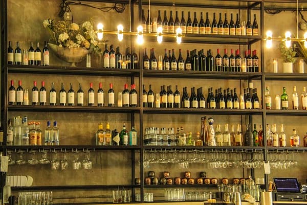 Beach House Bar & Restaurant Bar & Wine Selection